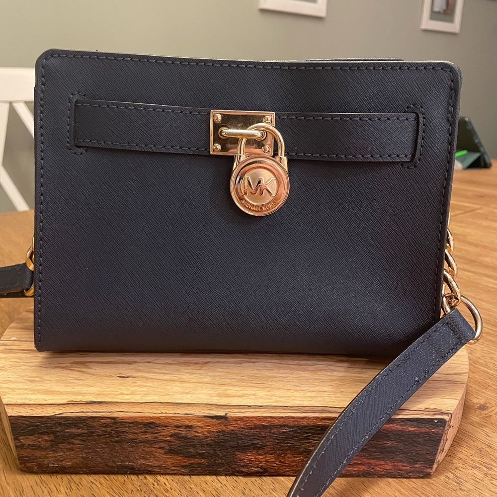 Michael Kors Navy Blue Crossbody